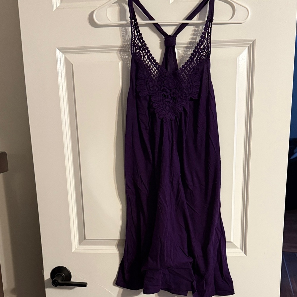 Purple Beach Cover Up